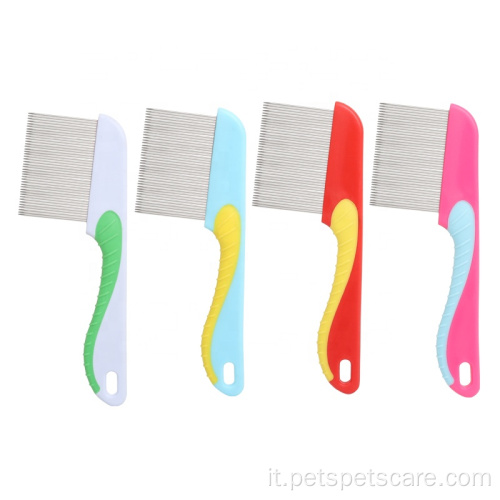 Metal Long Pin Pet Cat Comb per cani